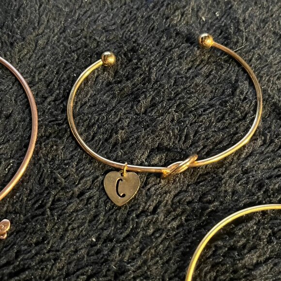 Alex and Ani Style Bangle Bracelet Set – 4 Pieces - Picture 4 of 5